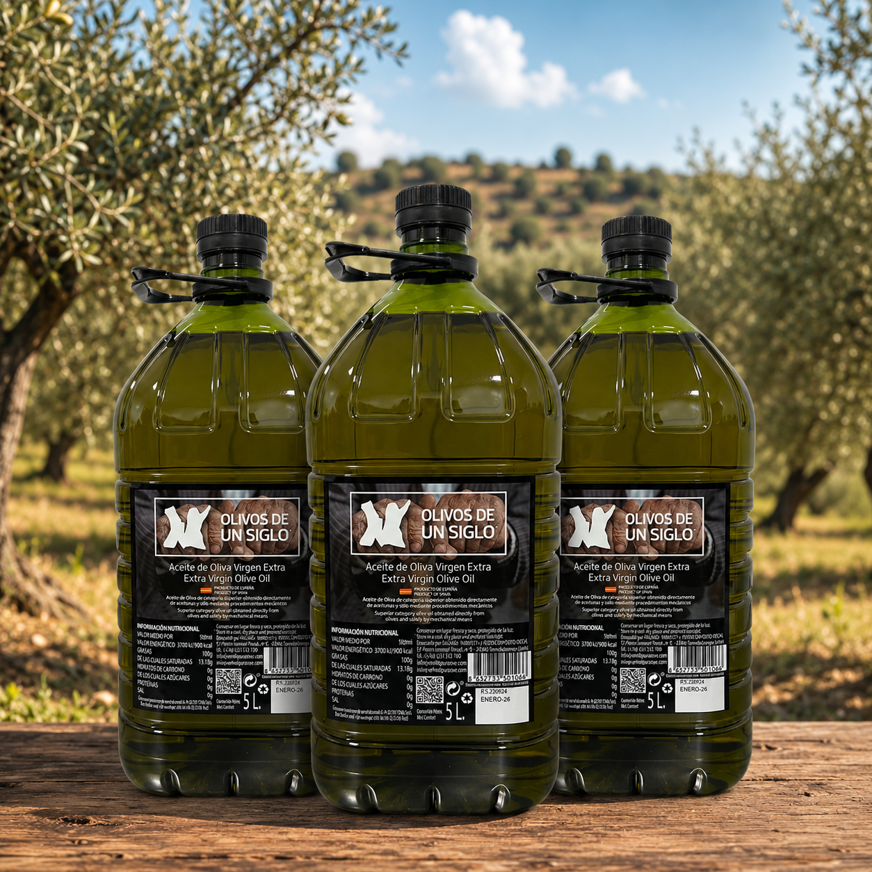 Familien-Sparpaket – 3 x 5L Picual